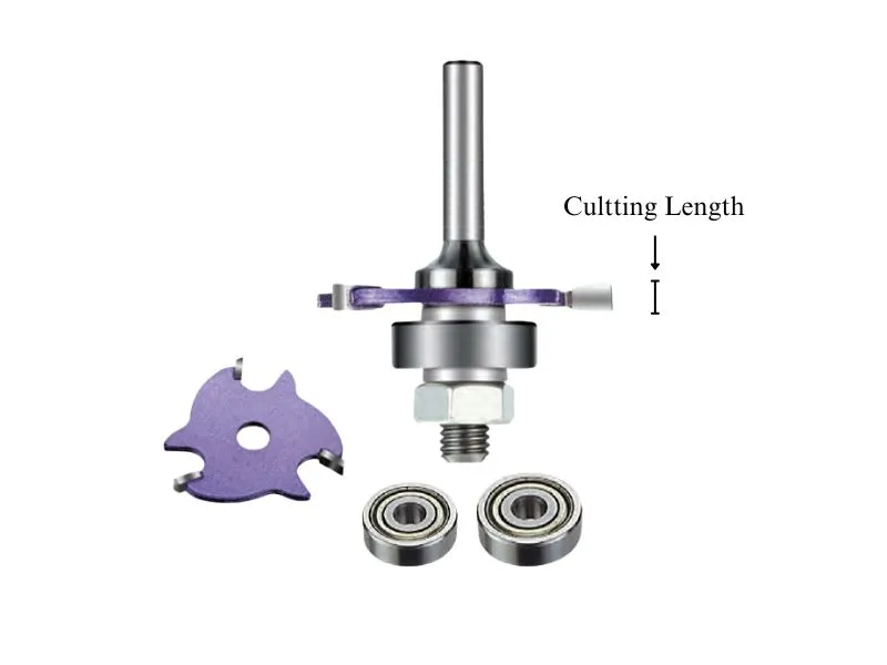 Slotting Bit-3 Flutes Witn 3 bearings